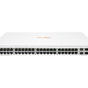 HPE Networking Instant On 1930 48G Class4 PoE 4SFP/SFP+ 370W Switch - Conmutador - L3 - Gestionado - 48 x 10/100/1000 (PoE) + 4 x 1 Gigabit / 10 Gigabit SFP+ - montaje en rack - PoE (370 W)