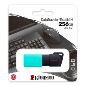 Kingston DataTraveler Exodia M - Unidad flash USB - 256 GB - USB 3.2 Gen 1