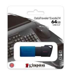 Kingston DataTraveler Exodia M - Unidad flash USB - 64 GB - USB 3.2 Gen 1