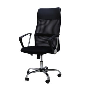 Manager Chair w/Arm Rest (Torin) - Black