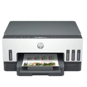 HP Smart Tank 720 All-in-One - Impresora multifunción - color - chorro de tinta - rellenable - Letter A (216 x 279 mm)/A4 (210 x 297 mm) (original) - A4/Legal (material) - hasta 13 ppm (copiando) - hasta 15 ppm (impresión) - 250 hojas - USB 2.0, Wi-Fi(ac)