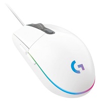 Logitech Gaming Mouse G203 LIGHTSYNC - Ratón - óptico - 6 botones - cableado - USB - blanco