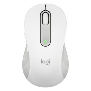 Logitech Signature M650 - Ratón - manos pequeñas - diestro y zurdo - inalámbrico - 2.4 GHz, Bluetooth - receptor de USB Logitech Logi Bolt - blanco hueso