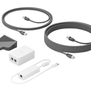 Logitech Cat5e Kit - Kit de accesorios para videoconferencias - para Logitech Base Bundle, RoomMate + MeetUp + Tap IP; Room Solution Base Bundle, Huddle, Large