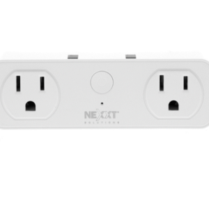 Nexxt  - Solutions Connectivity - NHP-D610 - wireless - 2 Toma corrientes - 2 puertos USB - Compatible con Amazon Alexa y Google Assistant - 1875 W de potencia máxima - 200 joules