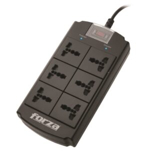 Forza Universal Surge Protector 6 outlet Nema plug 110/240V
