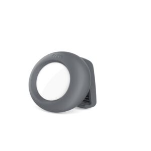 Belkin - Carcasa protectora para etiqueta Bluetooth antipérdida - con clip - gris oscuro - para Apple AirTag
