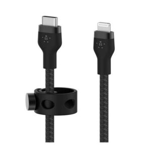 Belkin BoostCharge - Cable Lightning - 24 pin USB-C macho a Lightning macho - 2 m - negro