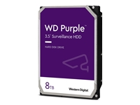 WD Purple WD85PURZ - Disco duro - 8 TB - interno - 3.5" - SATA 6Gb/s - 5640 rpm - búfer: 256 MB