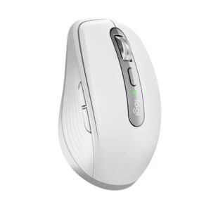 Logitech MX Anywhere 3S - Ratón - óptico - 6 botones - inalámbrico - Bluetooth - receptor de USB Logitech Logi Bolt - gris pálido
