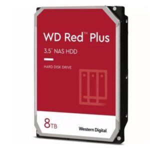 Western Digital WD Red Plus NAS Hard Drive - Hard drive - Internal hard drive - 8 TB - 3.5" - 7200 rpm - Serial ATA - ..
