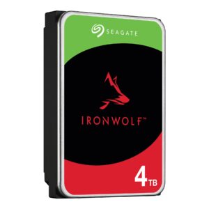Seagate IronWolf ST4000VN006 - Disco duro - 4 TB - interno - SATA 6Gb/s - 5400 rpm - búfer: 256 MB - con Recuperación de datos Seagate Rescue de 3 años