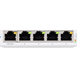 Ubiquiti UniFi Switch USW Flex Mini - Conmutador - inteligente - 4 x 10/100/1000 + 1 x 10/100/1000 (PoE+) - sobremesa - PoE+