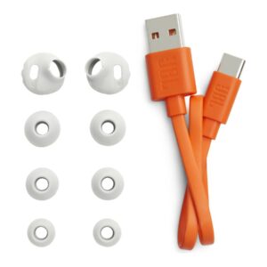 JBL Endurance Race - Auriculares inalámbricos con micro - en oreja - Bluetooth - blanco