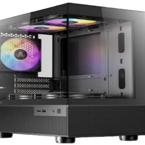 Antec - CX200M - Mini tower - Black - Steel - Micro-ATX / ITX