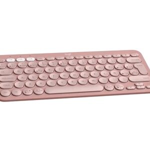 Logitech - Keyboard - Wireless - Rose - Con Bluetooth