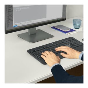Logitech MK540 Advanced - Juego de teclado y ratón - inalámbrico - 2.4 GHz