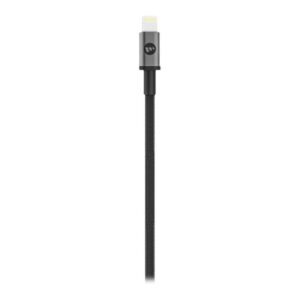 mophie - Cable Lightning - 24 pin USB-C macho a Lightning macho - 1.8 m - negro