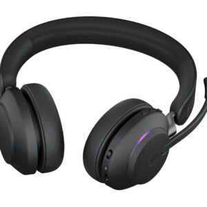 Jabra Evolve2 65 MS Stereo - Auricular - en oreja - Bluetooth - inalámbrico - USB-A - aislamiento de ruido - negro - Certificado para Equipos de Microsoft