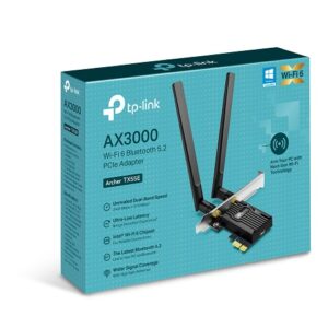 TP-Link ARCHER TX55E V2 - Adaptador de red - PCIe - Wi-Fi 5, Bluetooth 5.2, Wi-Fi 6