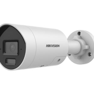 Hikvision 4MP Cámara de red bullet fija inteligente híbrida Acusense con luz - Micrófono incorporado - 4MP - Exterior - H.265+ - Focal fija 2.8 mm - 2688 × 1520 - WDR 120DB - IP67