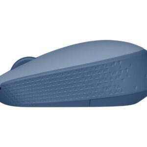 Logitech M170 Wireless Mouse, Ambidextrous, Blue Gray - Ratón - diestro y zurdo - óptico - 3 botones - inalámbrico - 2.4 GHz - receptor inalámbrico USB - azul/gris