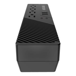 Forza FVR Series FVR-1011USB - Regulador automático de voltaje - CA 115 V - 500 vatios - 1000 VA - conectores de salida: 4 - negro