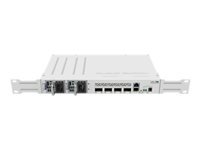 MikroTik CRS504-4XQ-IN - Conmutador - Gestionado - 4 x 100 Gigabit QSFP28 - sobremesa, montaje en rack - para MikroTik G1040A-60WF, XQ+31LC02D, XQ+85MP01D