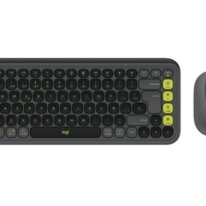 Logitech - Pop Icon Combo - Keyboard and mouse set - Spanish - Graphite