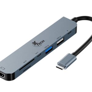 Xtech - Hub - 7 puertos - USB-C® 7-in-1 XTC-571