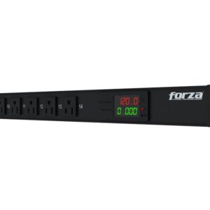 Forza - Power distribution unit - Rack-mountable - AC 100/120 V - 14 Tomas de Corriente - NEMA 5-15R 1U SPD Metered