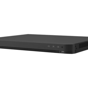 Hikvision IDS-7216HQHI-M2/XT DVR AcuSense 16 canales 1080p 1U H.265 - HDTVI/AHD/CVI/CVBS/IP - 2 discos duros SATA de hasta 10TB - H.265 Pro+/H.265 Pro/H.265/H.264+/H.264 - Se pueden conectar hasta 24 cámaras de red (6MP) - Soporta detección de movimiento