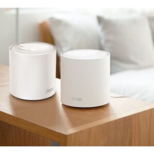 TP-LINK Deco X10 V1 - Sistema Wi-Fi - (2 enrutadores) - hasta 3900 pies cuadrados - malla 1GbE Doble banda