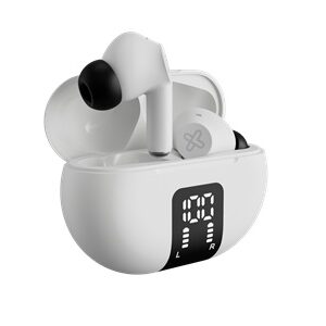Klip Xtreme - True wireless earphones - Para Phone / Para Portable electronics / Para Tablet - Wireless - 22Hrs ANC White