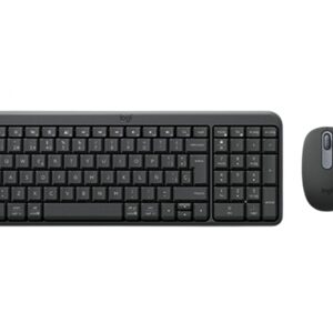 Logitech - MK250 Compact Bluetooth Wireless Combo - Spanish - Graphite