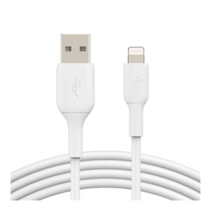Belkin BoostCharge - Cable Lightning - Lightning macho a USB macho - 2 m - blanco