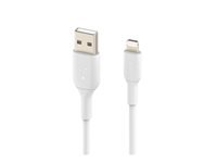 Belkin BoostCharge - Cable Lightning - Lightning macho a USB macho - 3 m - blanco