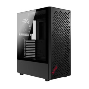CASE GAMING XPG VALOR AIR MID TOWER VENTILADORES 4 DE 120MM CON VIDRIO LATERAL VALORAIRMT-BKCWW NEGRO