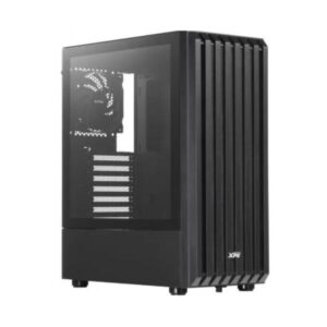 CASE GAMING XPG VALOR STORM MID TOWER SIN VENTILACIÓN INCLUIDA CON VIDRIO LATERAL Y MALLA FRONTAL VALORSTORMMTWOF-BKCWW NEGRO