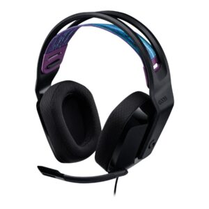 Logitech G G335 Wired Gaming Headset - Auricular - tamaño completo - cableado - conector de 3,5 mm - negro - certificado Discord