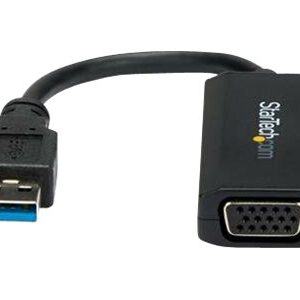 StarTech.com Adaptador Gráfico Conversor USB 3.0 a VGA con Controladores Incorporados - Cable Convertidor - 1920x1200 - Adaptador USB / VGA - USB Tipo A (M) a HD-15 (VGA) (H) - USB 3.0 - 19.5 m - admite 1920x1200 (WUXGA) - para P/N: MXT101MM