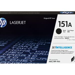 HP 151A - Negro - original - LaserJet - cartucho de tóner (W1510A) - para LaserJet Pro 4003dn, 4003dw, MFP 4103fdw