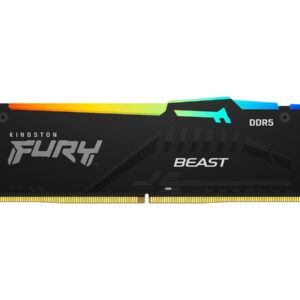 Kingston FURY Beast RGB - DDR5 - módulo - 16 GB - DIMM de 288 contactos - 5600 MT/s / PC5-44800 - CL40 - 1.25 V - sin búfer - on-die ECC