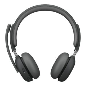 Logitech Zone Wireless 2 Premium Noise Canceling Headset with Hybrid ANC, Certified for Zoom, Google Meet, Google Voice, Fast Pair, Graphite - Auricular - en oreja - Bluetooth - inalámbrico - cancelación de sonido activo - USB-C a través de adaptador Blue