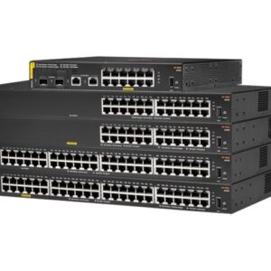 HPE Aruba 6000 48G Class4 PoE 4SFP 370W Switch - Conmutador - Gestionado - 48 x 10/100/1000 (PoE+) + 4 x Gigabit SFP - flujo de aire de lado a lado - montaje en rack - PoE (370 W)