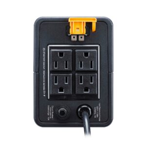 APC Back-UPS - UPS - CA 120 V - 360 vatios - 700 VA - conectores de salida: 4 - negro