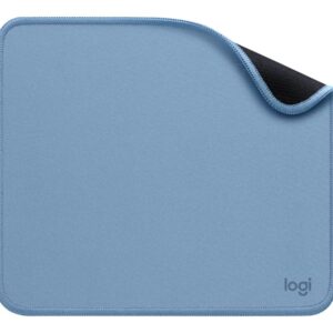 Logitech Studio Series - Alfombrilla de ratón - base de goma antideslizante, fácil deslizamiento, superficie resistente a salpicaduras - gris azulado