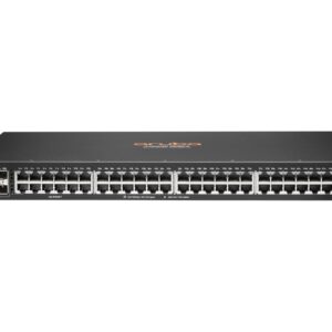 HPE Aruba 6100 48G 4SFP+ Switch - Conmutador - Gestionado - 48 x 10/100/1000 + 4 x 1 Gigabit / 10 Gigabit SFP+ - flujo de aire de lado a lado - montaje en rack