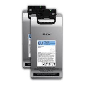 Epson T45S5 - Paquete de 2 - 1.5 L - gran capacidad - cián claro - original - paquete de tinta - para SureColor R5070L