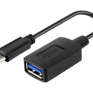 Xtech XTC-515 - Adaptador USB - 24 pin USB-C (M) reversible a USB Tipo A (H) - USB 3.0 - 11.9 cm - negro